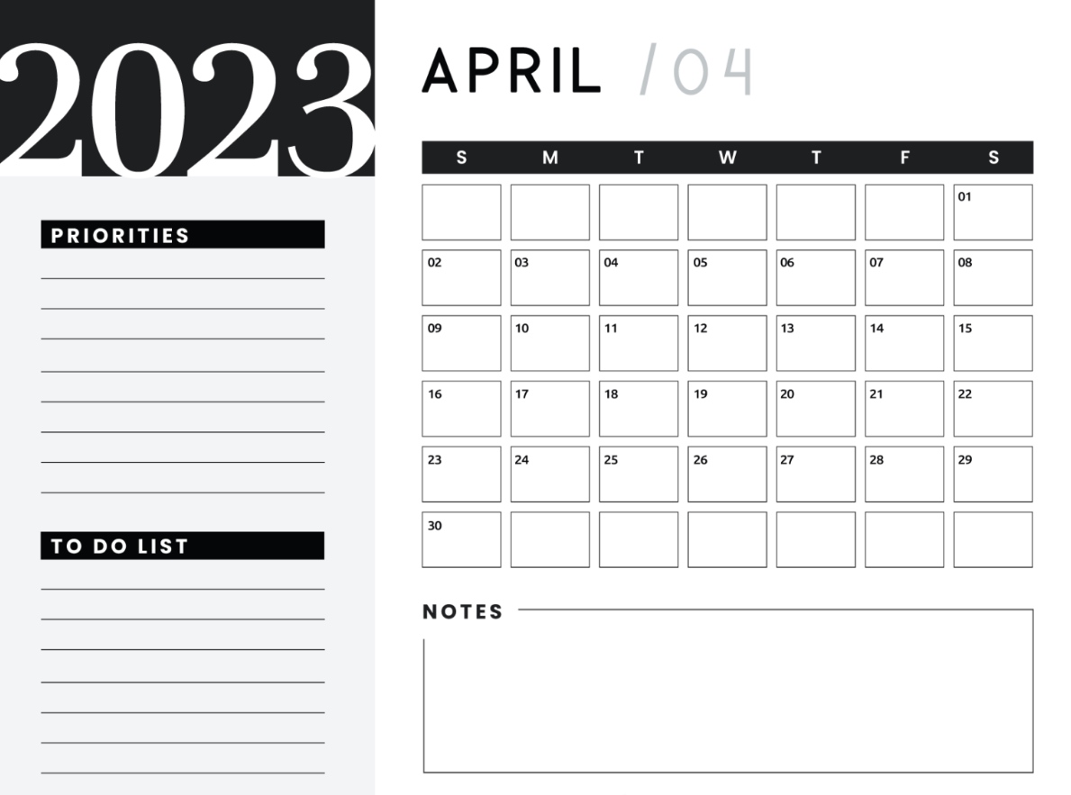 Free Printable April 2023 Calendars Save It and Print It Whenever You
