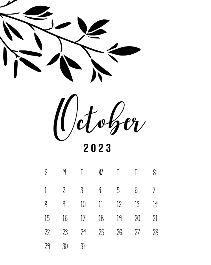 October 2023 Calendar Uk