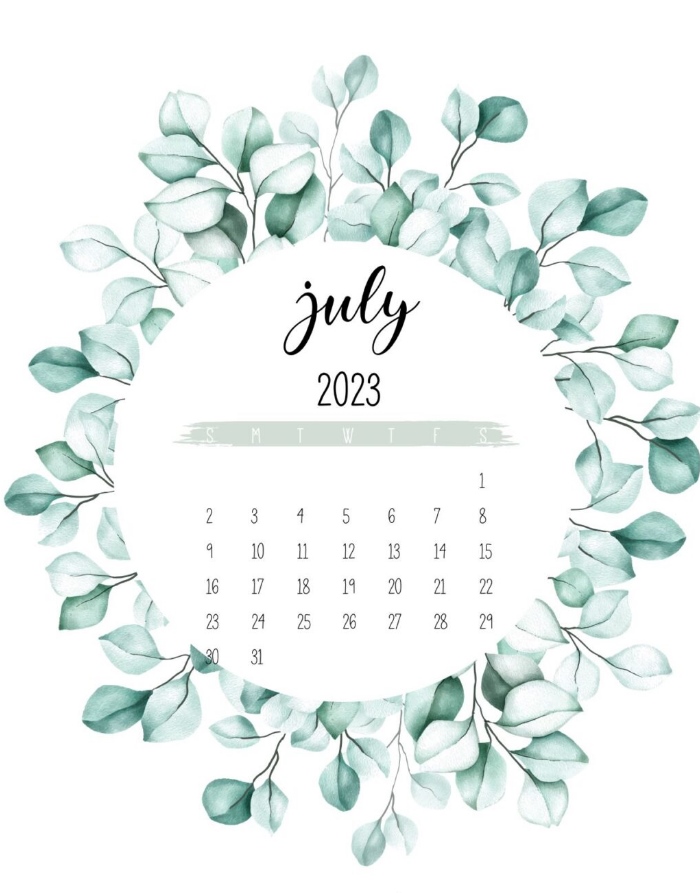 Printable Calendars July And August 202