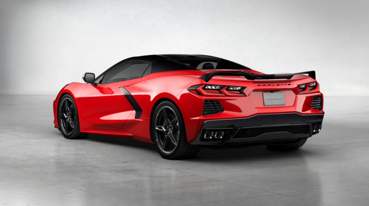 2020-2025 Chevy Corvette C8 Rear License Plate Frame Bezel – GPH Red Mist By Altec Products