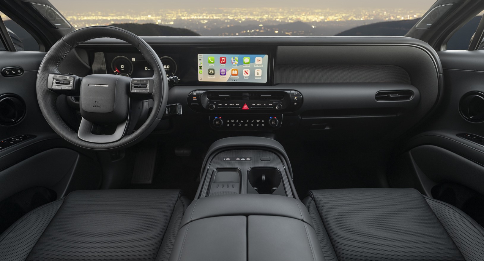 2027 Hyundai Palisade Hybrid Calligraphy Black Ink Edition Interior